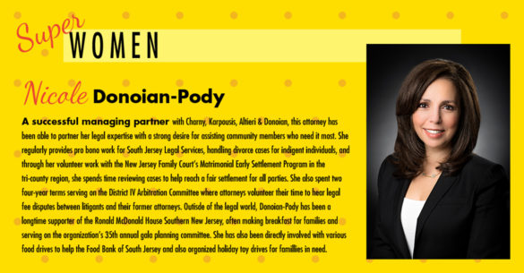 Nicole Donoian-Pody Named Super Woman – South Jersey Magazine