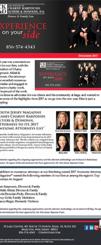 Charny, Karpousis, Altieri & Donoian, P.A. Enews December 2017